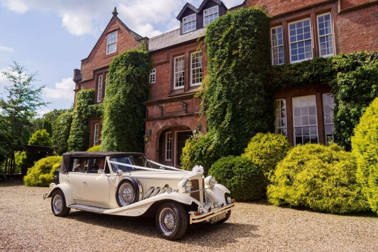 nunsmere hall front with car
