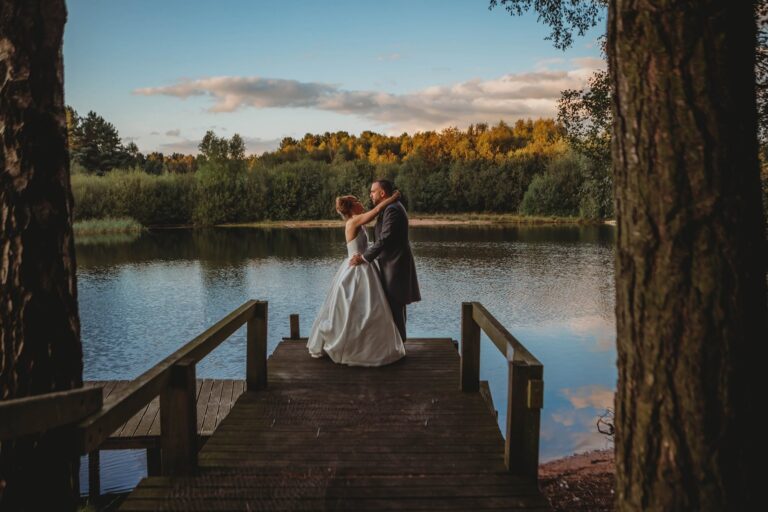 nunsmere hall lake wedding photos